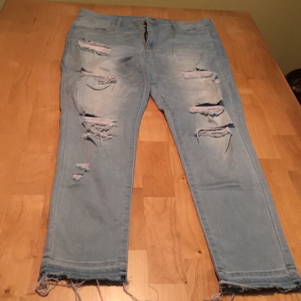 Womens American eagle hi- rise jegging. 16 long